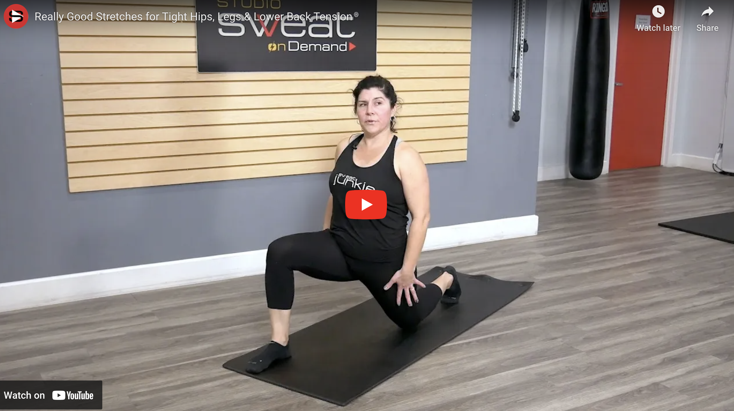 Really Good Stretches for Tight Hips, Legs & Lower Back Tension vlog